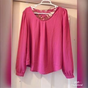 E hanger M Pink Blouse